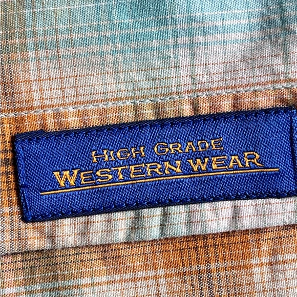 Pendleton Rancher Mens Shirt Short Sleeve Snap Button Size Large Chest Pocket - Picture 4 of 6